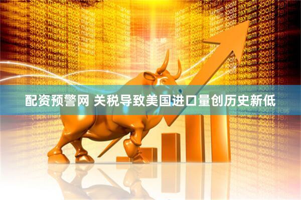 配资预警网 关税导致美国进口量创历史新低